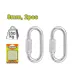 Միացման օղակներ (2 հատ) 8 մմ DYLLU DTQL1K02