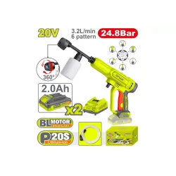 Բարձր ճնշման լվացող սարք մարտկոցային 20Վ 3.2լ/ր (2 մարտկոց, լիցքավորիչ) DYLLU DTQX11203