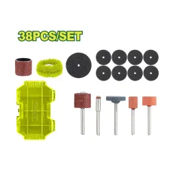 38 հատ հղկման և փայլեցման աքսեսուարների հավաքածու DYLLU DTRR5038 1-8''
