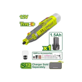 Մարտկոցային հղկող մեքենա DYLLU DTRY1M121 12Վ