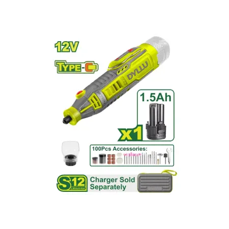 Մարտկոցային հղկող մեքենա DYLLU DTRY1M121 12Վ