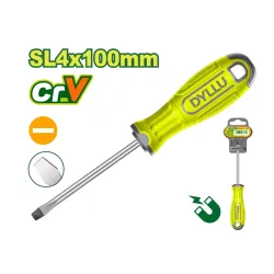 Տափակ պտուտակահան DYLLU DTSD1244 SL4x100մմ