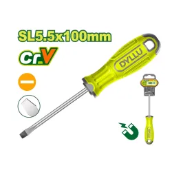 Տափակ պտուտակահան DYLLU DTSD1254 5․5x100մմ