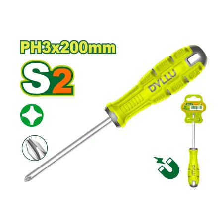 Խաչաձև պտուտակահան DYLLU DTSDB238 PH3x200մմ