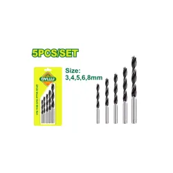 6 հատ փայտի գայլիկոնի հավաքածու DYLLU DTSJ3K01 3-8մմ