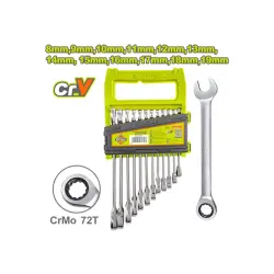12 Pcs ratchet spanner set DYLLU DTSP4212