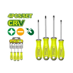 Պտուտակահանների (4 հատ) հավաքածու DYLLU DTSS1204 75-100մմ