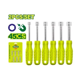 Հեղույսավոր պտուտակահանների (6 հատ) հավաքածու DYLLU DTSS24T6 5-10մմ