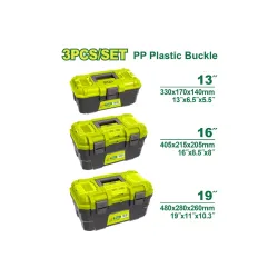 Գործիքների պլաստիկ տուփերի (3 հատ) հավաքածու DYLLU DTTB2103