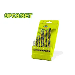 9 հատ գերարագ պարուրաձև գայլիկոնի հավաքածու DYLLU DTTD6B02 2-10մմ