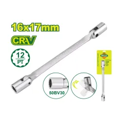 Ճկուն բանալի՝ պտտվող գլխիկով DYLLU DTTH2E05 16-17մմ