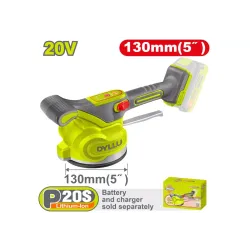 Սալիկի վիբրացիոն մեքենա մարտկոցային 20Վ 130 մմ DYLLU DTTVM1D12