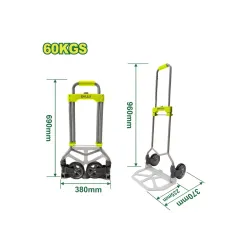 Ձեռքի ծալովի սայլակ DYLLU DTWB9A06 60կգ