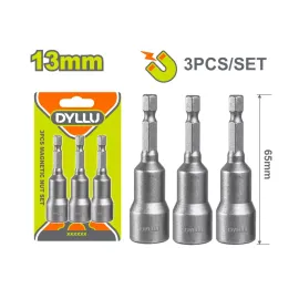 Մագնիսական գայկաների հավաքածու (3 միավոր) 13 մմ DYLLU DTWR2K13