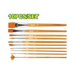 Գեղարվեստական վրձինների (10 հատ) հավաքածու DYLLU DTXA1K10 10-22մմ