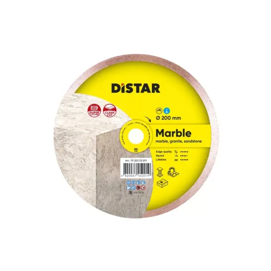 Ալմաստե կտրող սկավառակ Marble 1A1R 200x25.4x1.6x10 Ալմաստե կտրող սկավառակ Marble 1A1R 200x25.4x1.6x10