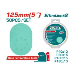 Հղկաթղթի հավաքածու  125մմ  50հատ