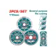 Dry cut diamond Disc set 3pcs 115mm