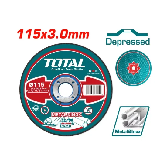 Abrasive cutting disc 115*3*22.2 mm