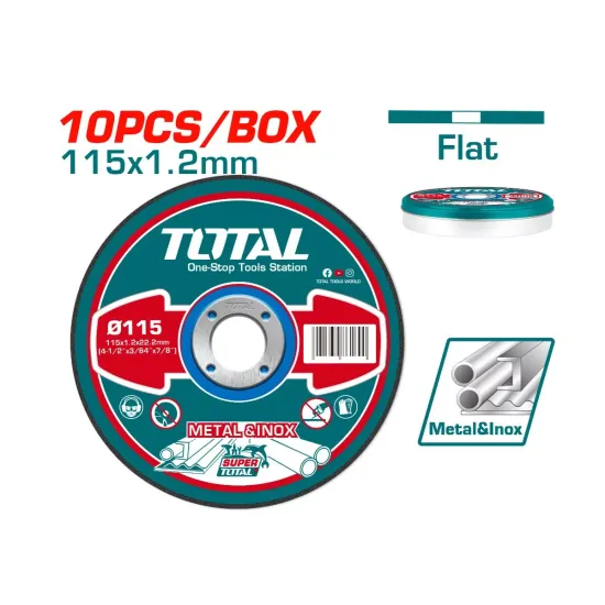 Packaging 10 pcs abrasive cutting disc 115 mm