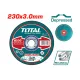 Set of abrasive cutting discs Total Steel 230x3,0x22.22мм
