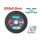 Abrasive cutting disc 355*3*25.4 mm
