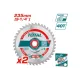 Set of saw blades for wood 2pcs