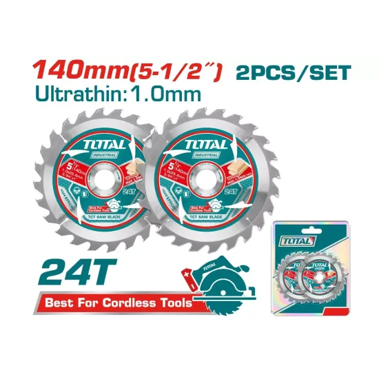 Wood cutting disc 2 pieces 140mm