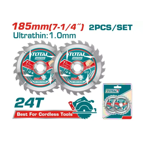 Wood cutting disc 2 pieces 185mm
