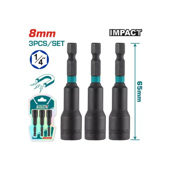 Magnetic nut set 8mm