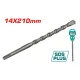 Impact drill bit for concrete SDS-plus 14x210mm