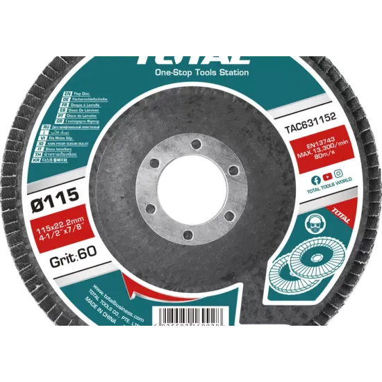 Շերտավոր սկավառակ 115*22 մմ / P60