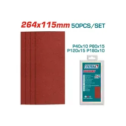 Հղկաթղթի հավաքածու 50 հատ 115 մմ