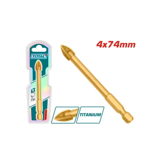 Tile and glass drill bit 4x74 mm