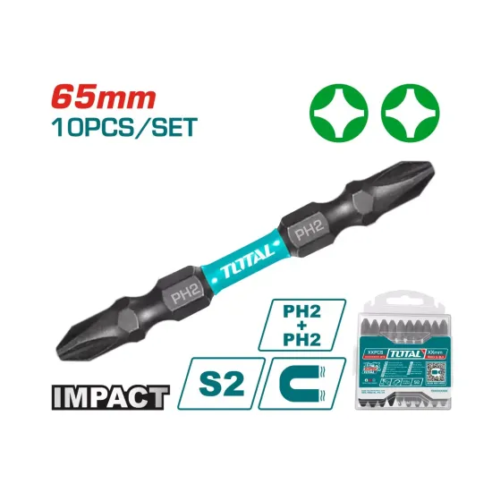 PH2 impact screwdriver bits set 10pcs