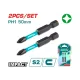 Impact screwdriver bits set 2pcs 50mm