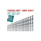 HSS twist drill bit set 19pcs