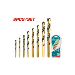 HSS սպիրալաձև գայլիկոնների հավաքածու 8հատ