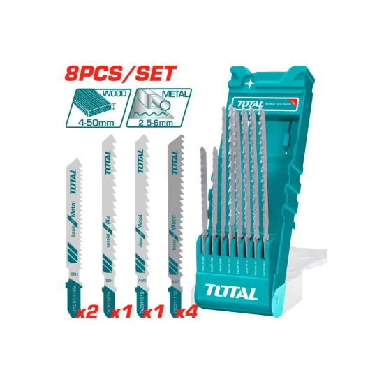 Jig saw blades set 8pcs