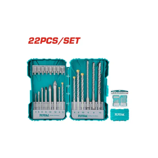 Drill bits and screwdriver bits set 22pcs