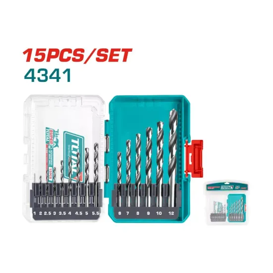 HSS drill bit set 15pcs