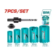 7 - կտոր բիմետալ անցքի սղոցի հավաքածու