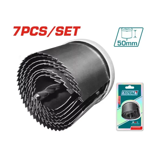 Hole saw set 7pcs