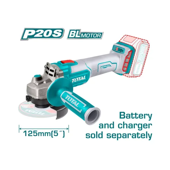 Cordless angle grinder 20V