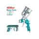 Paint spray gun with top tank 