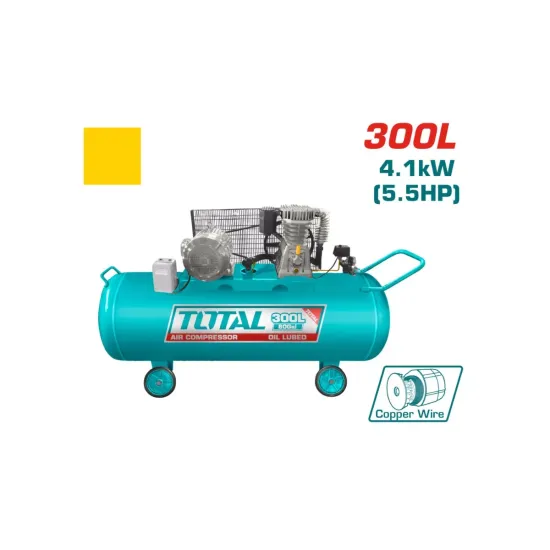 Օդայուղային գոտային կոմպրեսոր 300 լ / 4.1 կՎտ (եռաֆազ)