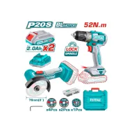 Կոմբո հավաքածու դռել և կողային կտրող սարք մարտկոցով