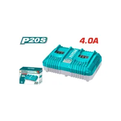 Լիցքավորիչ արագ խելացի 20Վ 4Ա 2 մարտկոցի համար