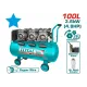 Silent Oil Free Air Compressor  100L /3×1200W