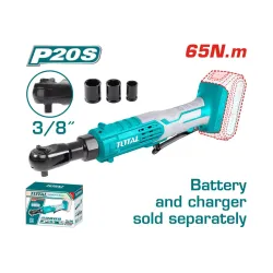 Լիթիում իոնային ճռիկ մարտկոցով 3/8" 20Վ